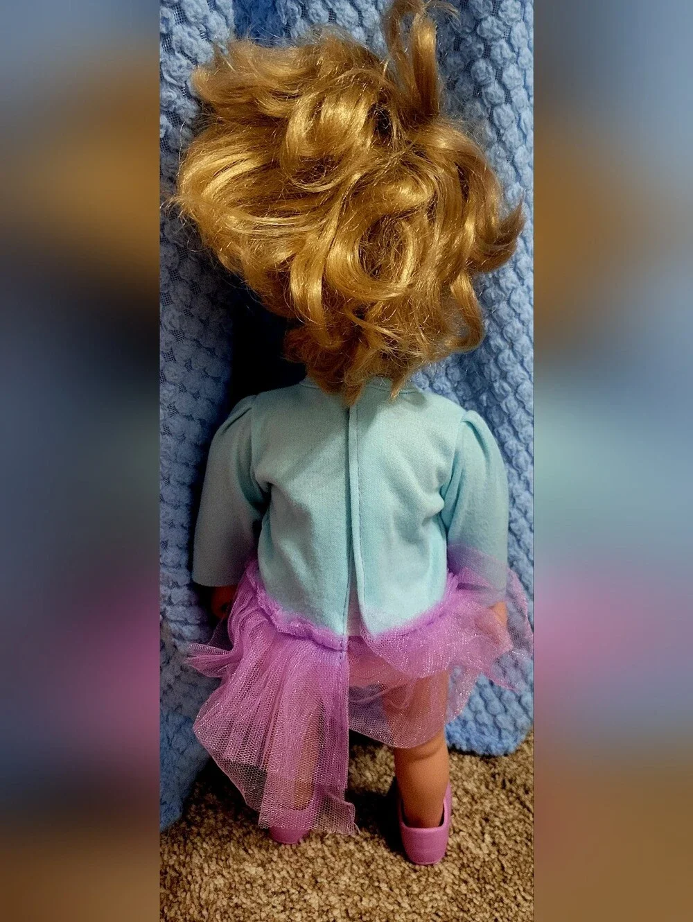 Two Children's  Dolls. Blonde Hair Dolls